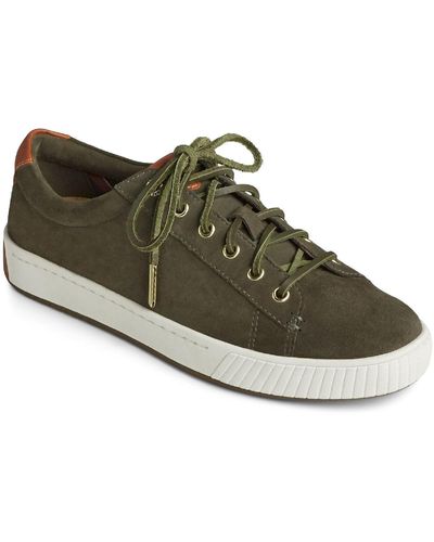 Sperry Top-Sider Anchor Plushwave Suede Lace-up Casual And Fashion Sneakers - Brown