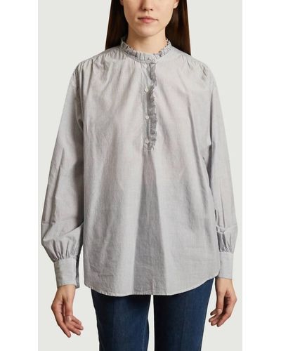 Hartford Camilla Woven Shirt - Gray