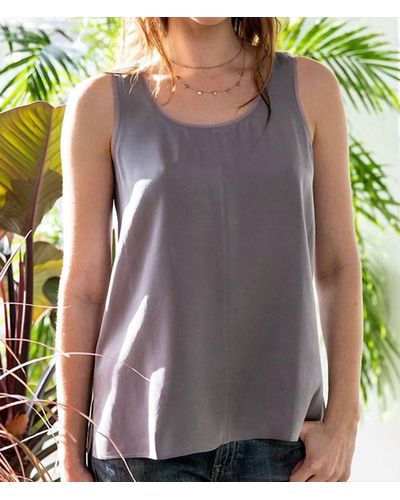 Go> By Go Silk Go Shell Game Top - Gray