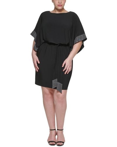 Jessica Howard Embellished Mini Cocktail And Party Dress - Black