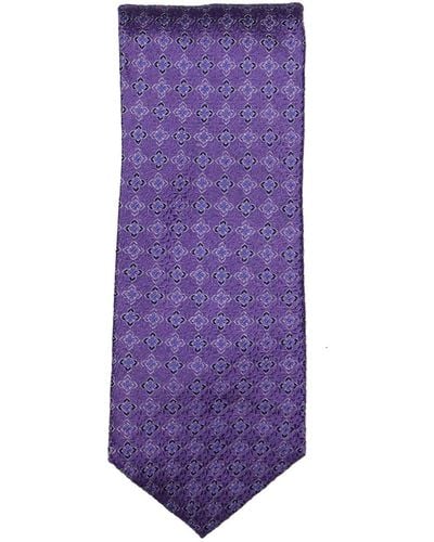 The Men's Store Silk Business Neck Tie - Purple