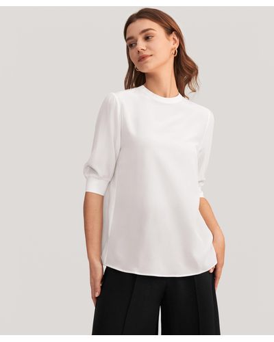 LILYSILK Short-sleeve tops for Women | Online Sale up to 10% off | Lyst