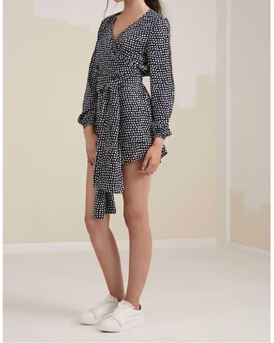 The Fifth Label Party Next Door Polka Dot Playsuit - Natural