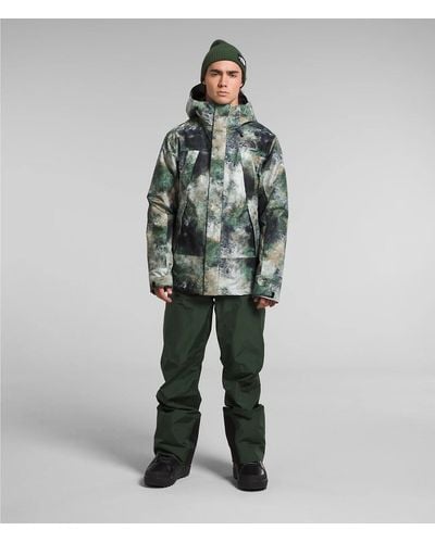 The North Face Clement Nf0a82vo Camo Print Triclimate Jacket 2xl Sgn298 - Green