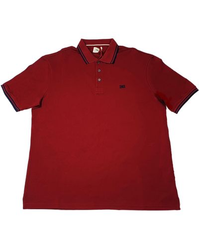 Bally 6240247 Cotton Polo Shirt Size 3xl - Red