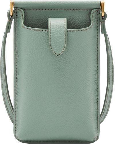 Fossil Kaia Litehide Leather Phone Bag - Green