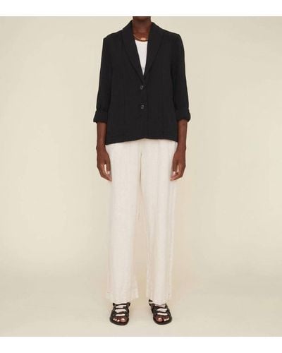 Xirena Atticus Pull-on Linen Pant In Winds - Black