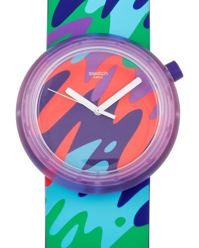 Swatch Popthusiasm Colored Watch Pnp101 - Multicolor