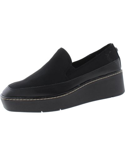 Donald J Pliner Leather Slip On Slip-on Sneakers - Black