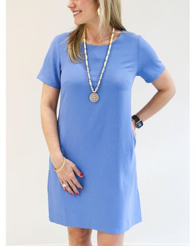 Molly Bracken Shift Dress - Blue
