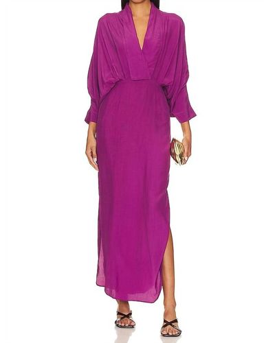 SWF Plunge Dress - Purple