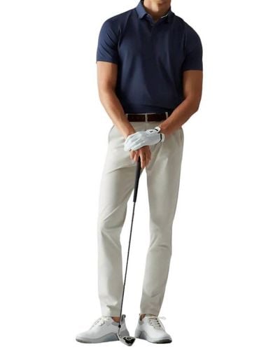 Rhone Golf Sport Polo Shirt - Blue