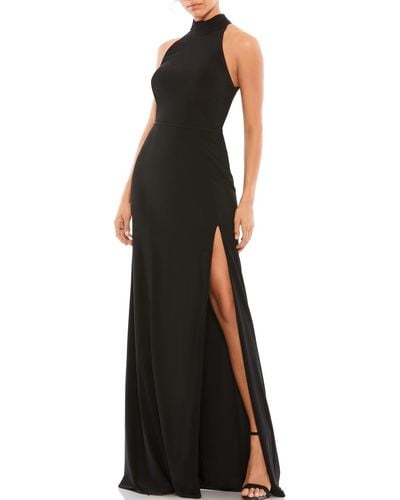 Ieena for Mac Duggal Cut-out Sleeveless Evening Dress - Black