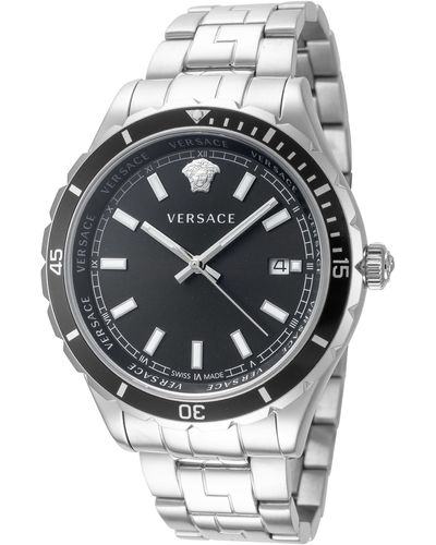 Versace 42mm Quartz Watch - Metallic