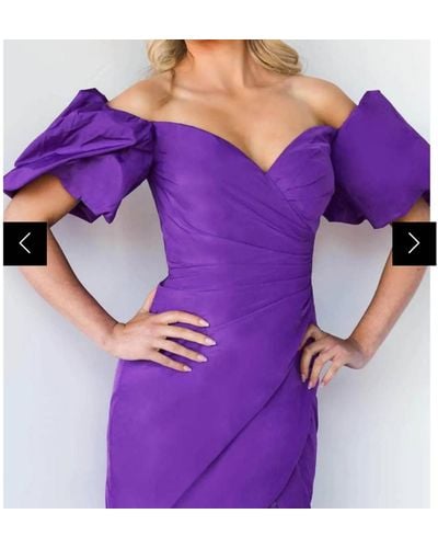 Jovani Short Dress - Purple