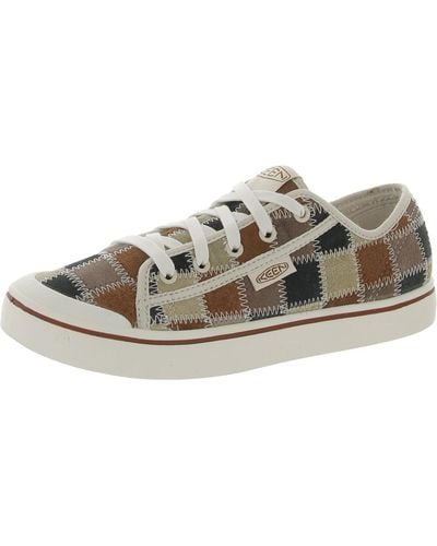 Keen Elsa Harvest Leather Patchwork Casual And Fashion Sneakers - Multicolor
