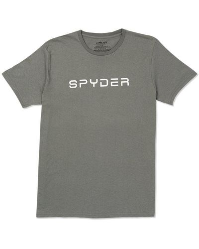 Spyder Slalom Short Sleeve - Charcoal - Gray