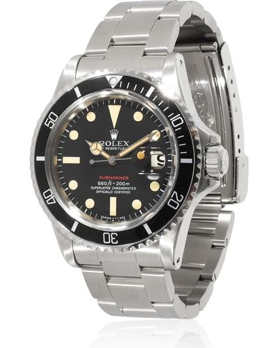 Rolex Submariner 1680 Watch In Stainless Steel - Metallic