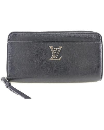 Louis Vuitton Lockme Leather Wallet (pre-owned) - Black