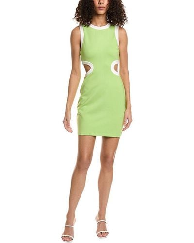 STAUD Dolce Mini Dress - Green