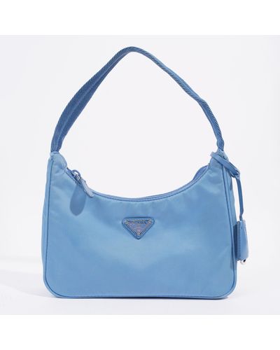 Prada Re Edition 2000 Re Nylon Shoulder Bag - Blue