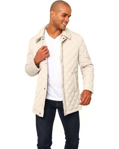 VELLAPAIS Drelux Quilted Jacket - White