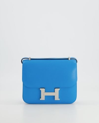 Hermès Hermès Constance Iii Mini 18cm Bag - Blue