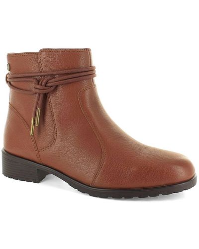 Strive Lambeth Orthotic Ankle Boots - Brown