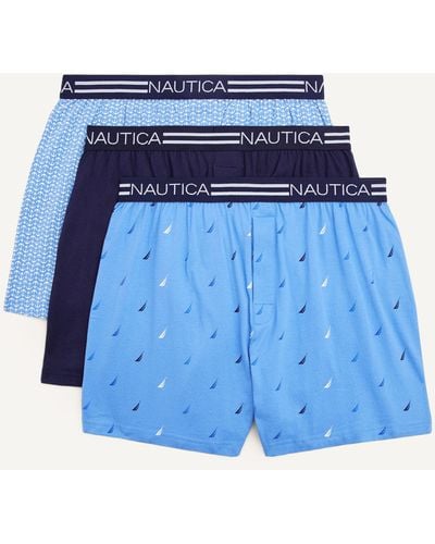 Nautica Solid Knit Boxers - Red