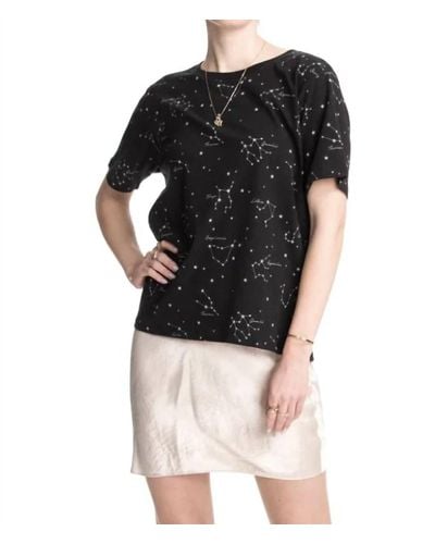 Chrldr Constellation Wide T-shirt - Black