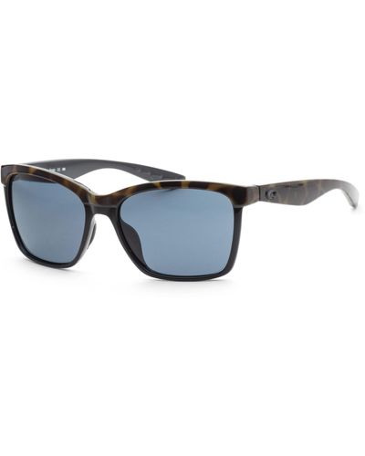 Costa Del Mar 55 Mm Brown Sunglasses 06s9053-905304-55 - Blue