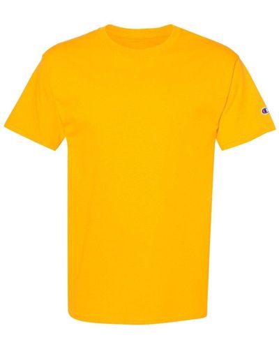 Champion Short Sleeve T-shirt - Yellow