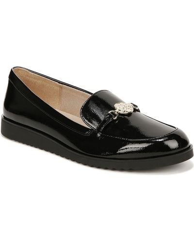 LifeStride Zen Patent Slip On Loafers - Black