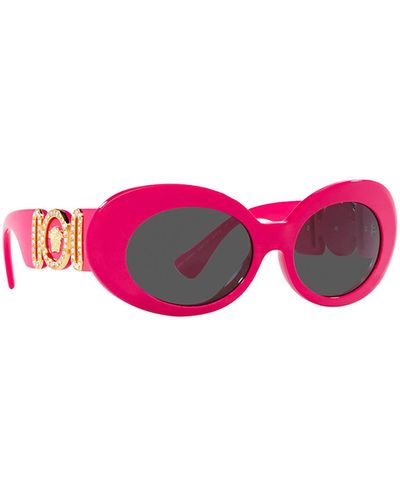 Versace Ve 4426bu 536787 54mm Oval Sunglasses - Pink