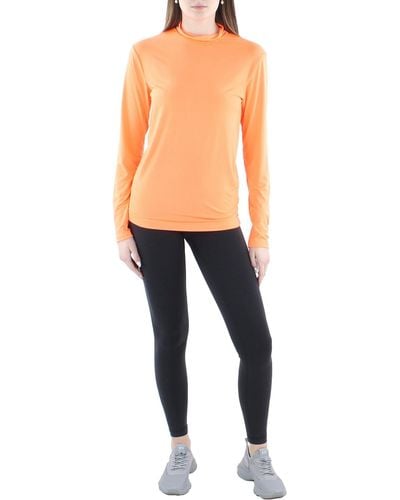 Opening Ceremony High Neck Pullover Pullover Top - Orange