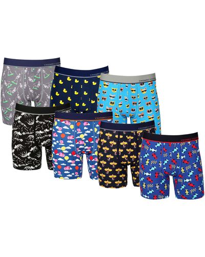 Unsimply Stitched Boxer Brief 7 Pack - Blue
