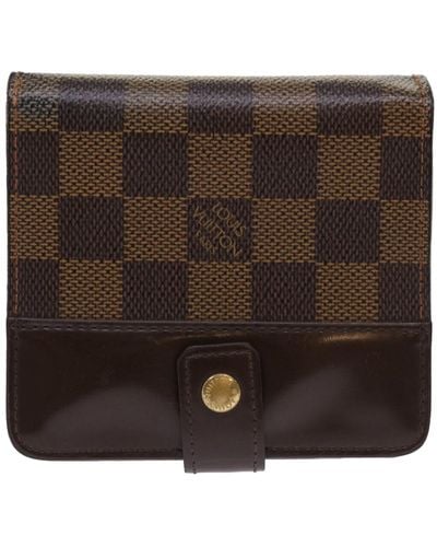 Louis Vuitton Compact Zip Canvas Wallet (pre-owned) - Brown