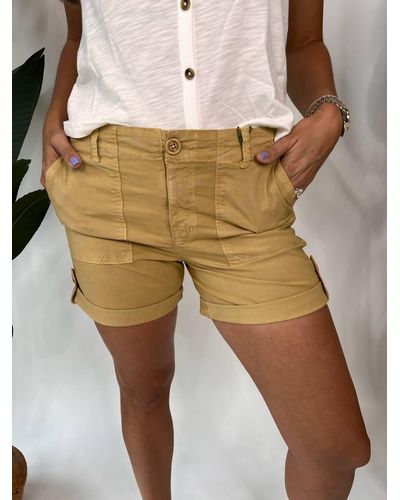 Sanctuary Switchback Cuffed Short - Natural