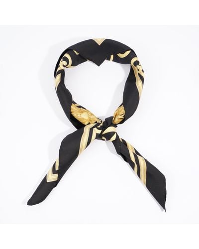 Hermès Les Tuileres Gold / Silk - Black