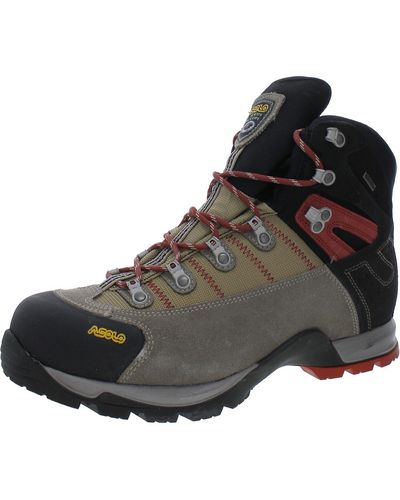 Asolo Fugitive Gtx Suede Water Resistant Hiking Boots - Brown
