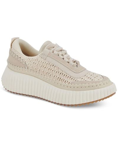 Dolce Vita Dolen Suede Lifestyle Casual And Fashion Sneakers - White