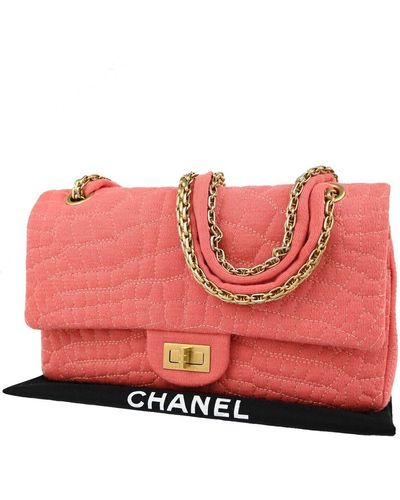Chanel 2,55 Plated Shoulder Bag (pre-owned) - Red