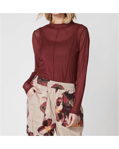 NÜ Runni Blouse Recycle - Wine - Red