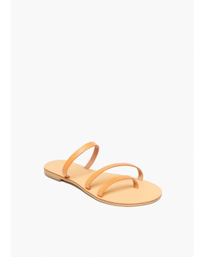 Kayu Olympia Vegetable Tanned Leather Sandal - White