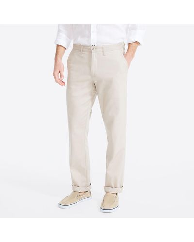 Nautica Classic Fit Wrinkle-resistant Deck Pant - Natural