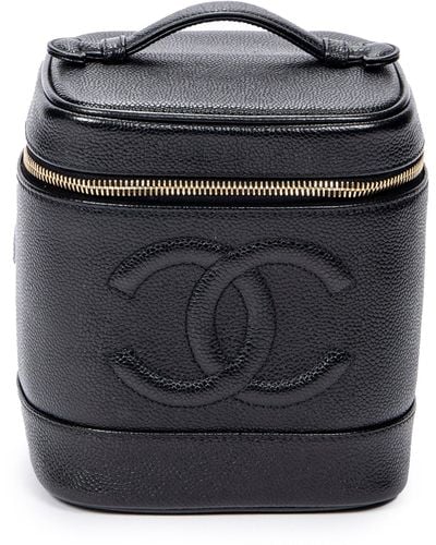 Chanel Cc Timeless Vanity Case - Black