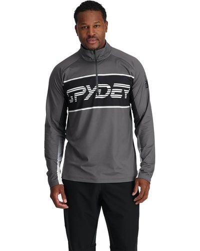 Spyder Paramount Half Zip - Polar - Gray