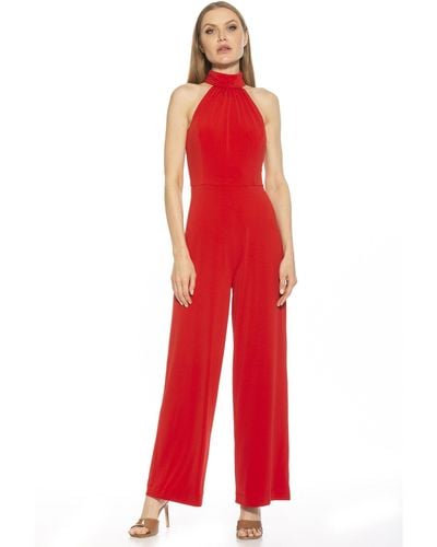 Alexia Admor Meghan Jumpsuit - Red