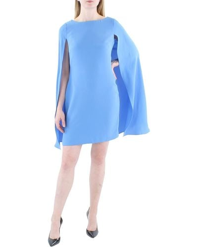 Lauren by Ralph Lauren Petra Mini Party Sheath Dress - Blue