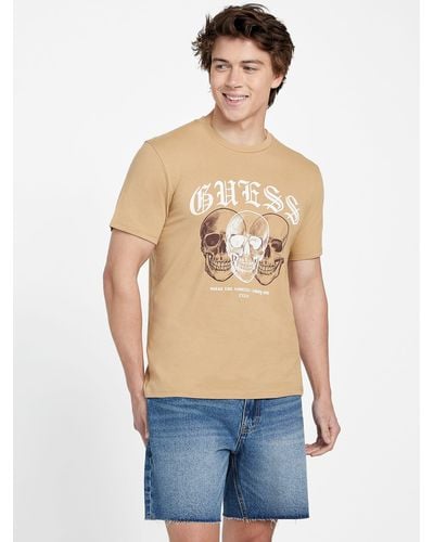 Guess Factory Eco Phase Printed Tee - Blue
